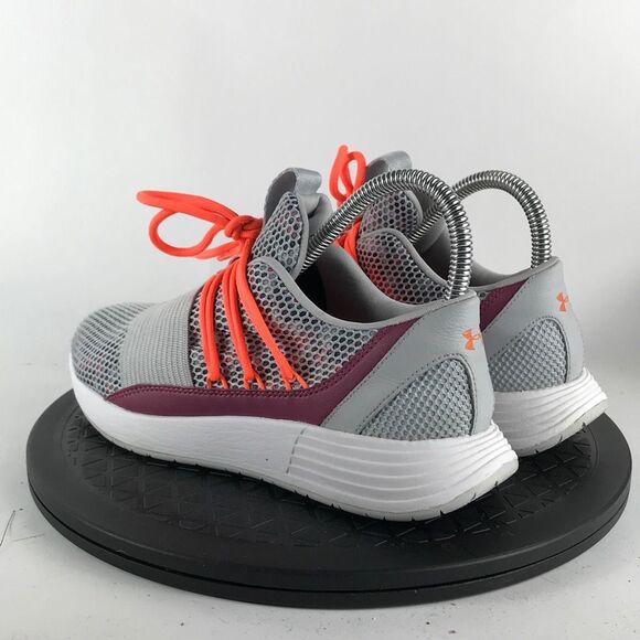 Under Armour Breathe Gray Athletic Running Shoes 3019973-105 Women’s Size 7 - Picture 7 of 12